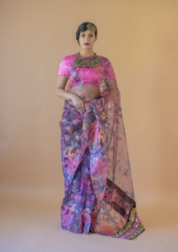 Muslin Bracho Saree - Image 4