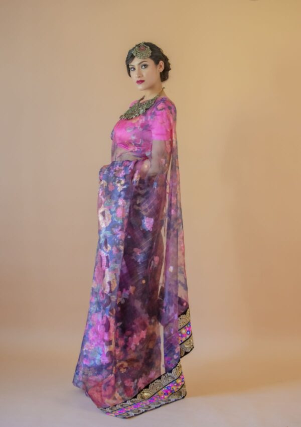 Muslin Bracho Saree - Image 2